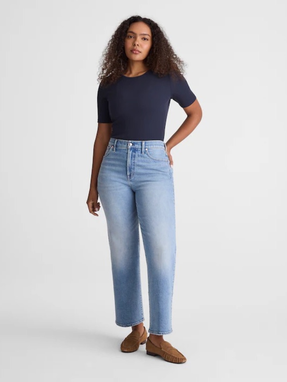 Madewell Curvy Perfect Fit Vintage Wide Leg Crop Jean